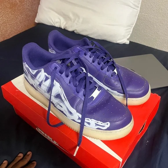 Nike | Shoes | Purple Skeleton Air Force S | Poshmark